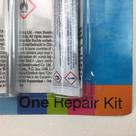 Intex Vinyl Repair Kit 21 Sq In Sheet .2 Oz Tube Vinyl Cement - Picture 2 of 6